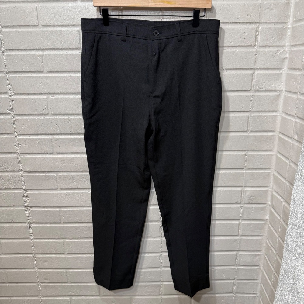 Ganni Crepe Straight Leg Trousers Crop NWT EU40 US10 Quiet Luxury Sustainable - Picture 4 of 16